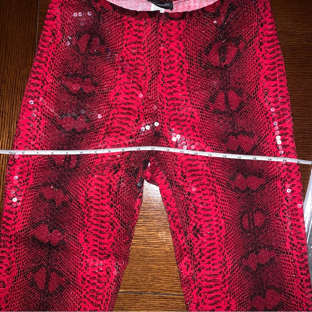 Get Noticed! In This 2 Pc Red Hot Sequence Red An… - image 5